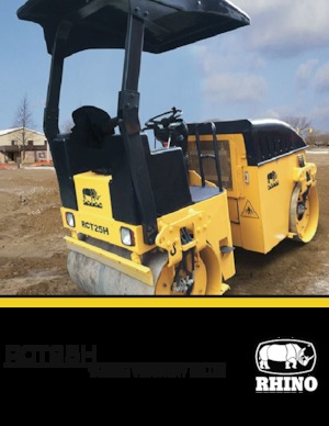 Tandem vibracijski valjci RHINO RCT25H