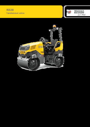 Tandem vibracijski valjci Wacker Neuson RD28-120