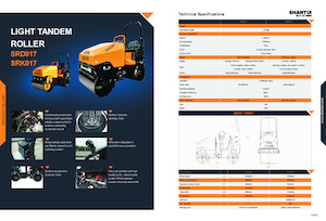 Tandem vibracijski valjci Shantui SRD14-C6