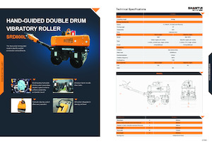 Tandem vibracijski valjci Shantui SRD800L 