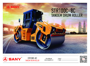 Tandem vibracijski valjci Sany STR100C-8C