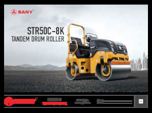 Tandem vibracijski valjci Sany STR50C-8K