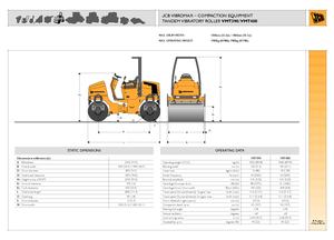 Tandem vibracijski valjci JCB-Vibromax VMT 400