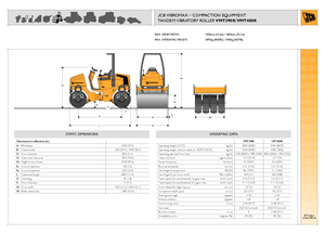 Tandem vibracijski valjci JCB-Vibromax VMT 400 K
