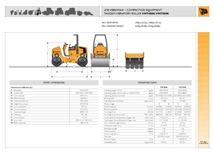 Tandem vibracijski valjci JCB-Vibromax VMT 480 K