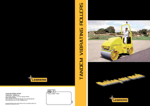 Tandem vibracijski valjci Lebrero VTA 202-100