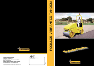 Tandem vibracijski valjci Lebrero VTA 202-100