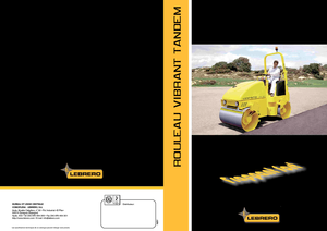 Tandem vibracijski valjci Lebrero VTA 202-100