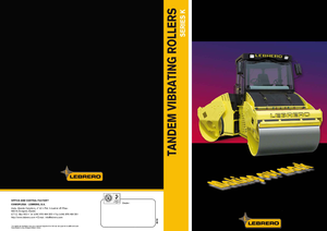Tandem vibracijski valjci Lebrero VTA 80