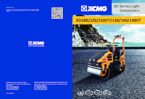 Tandem vibracijski valjci XCMG XD120