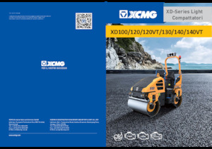 Tandem vibracijski valjci XCMG XD120