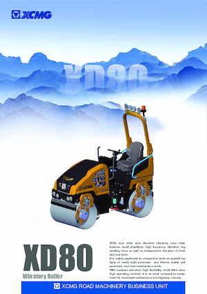 Tandem vibracijski valjci XCMG XD80