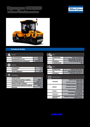 Tandem vibracijski valjci Dynapac CC 3300