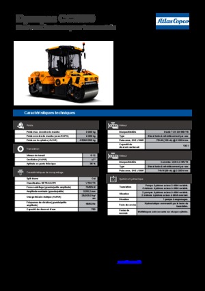 Tandem vibracijski valjci Dynapac CC 3300