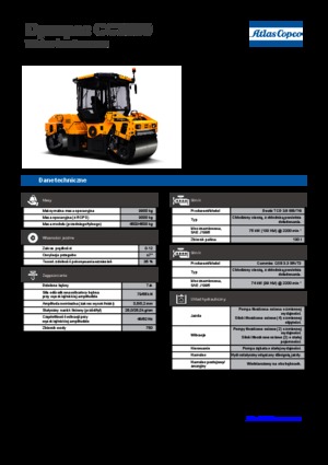 Tandem vibracijski valjci Dynapac CC 3300