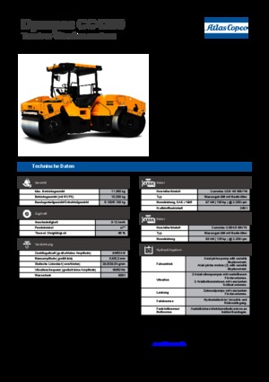Tandem vibracijski valjci Dynapac CC 4200