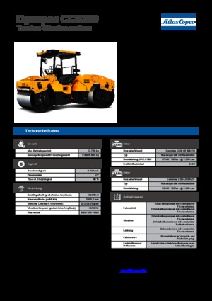 Tandem vibracijski valjci Dynapac CC 5200
