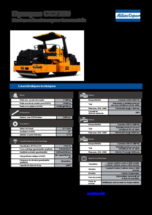 Tandem vibracijski valjci Dynapac CC 7200