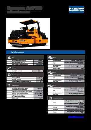 Tandem vibracijski valjci Dynapac CC 7200