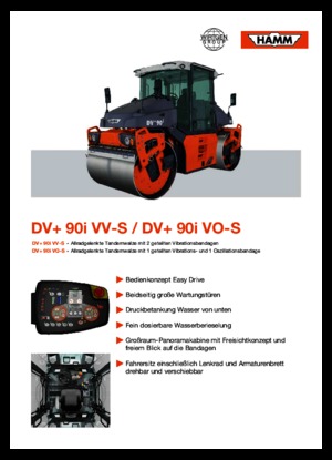 Tandem vibracijski valjci Hamm DV+ 90i VO-S