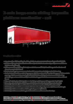 Poluprikolice sa zavjesama / ceradom Schwarzmüller 3-axle large-scale sliding tarpaulin platform semitrailer - coil