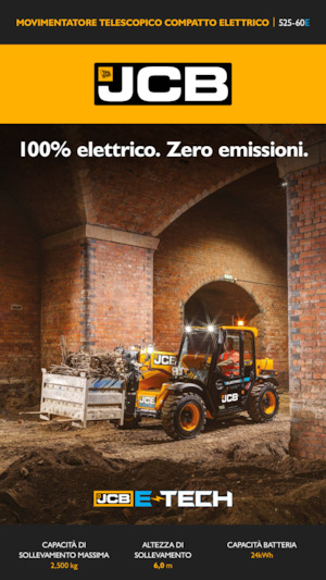 Električni teleskopski manipulatori JCB 525-60E Hi-Viz 