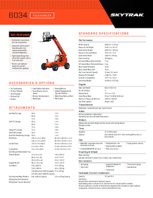 Teleskopski utovarivači JLG 6034