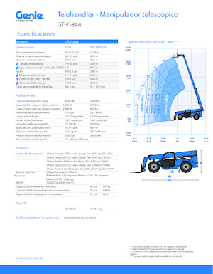 Teleskopski utovarivači Genie GTH-844 