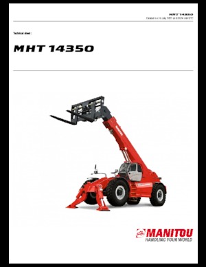Teleskopski utovarivači Manitou MHT 14350