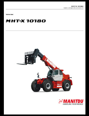 Teleskopski utovarivači Manitou MHT-X 10180