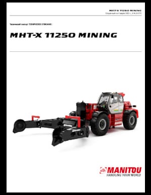 Teleskopski utovarivači Manitou MHT-X 11250 Mining