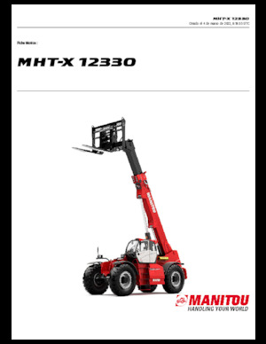 Teleskopski utovarivači Manitou MHT-X 12330