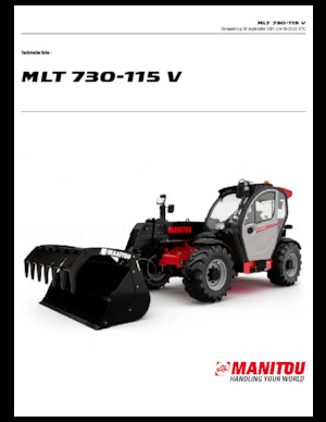 Teleskopski utovarivači Manitou MLT 730-115 V