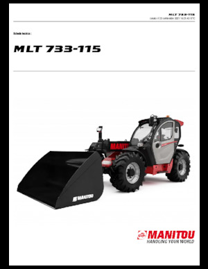 Teleskopski utovarivači Manitou MLT 733-115