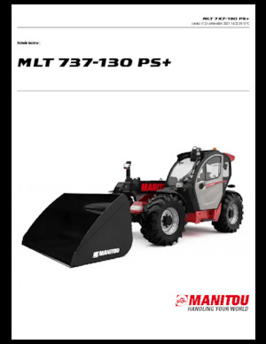 Teleskopski utovarivači Manitou MLT 737-130 PS