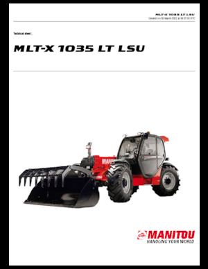 Teleskopski utovarivači Manitou MLT-X 1035 LT LSU