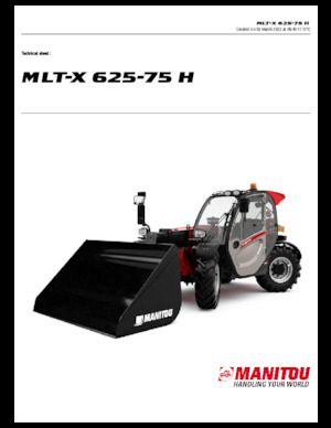 Teleskopski utovarivači Manitou MLT-X 625-75 H