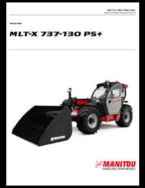 Teleskopski utovarivači Manitou MLT-X 737-130 PS+
