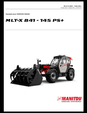 Teleskopski utovarivači Manitou MLT-X 841 - 145 PS+