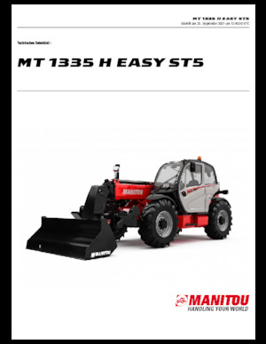 Teleskopski utovarivači Manitou MT 1335 H easy