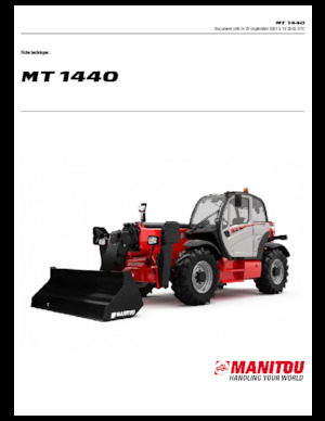 Teleskopski utovarivači Manitou MT 1440