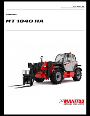Teleskopski utovarivači Manitou MT 1840 HA