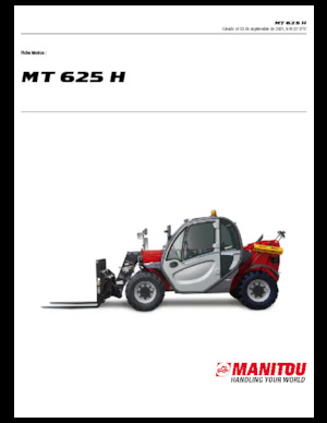 Teleskopski utovarivači Manitou MT 625 H