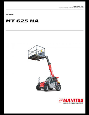 Teleskopski utovarivači Manitou MT 625 HA
