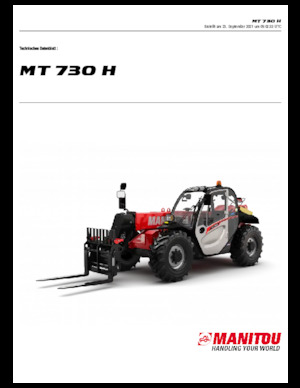 Teleskopski utovarivači Manitou MT 730 H 75 K Standard (STV)