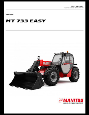 Teleskopski utovarivači Manitou MT 733 EASY Standard (STV)