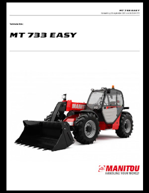 Teleskopski utovarivači Manitou MT 733 EASY Standard (STV)