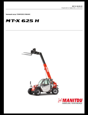 Teleskopski utovarivači Manitou MT-X 625 H