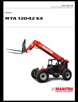 Teleskopski utovarivači Manitou MTA 12042 S3