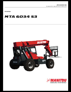 Teleskopski utovarivači Manitou MTA 6034 S3